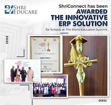 Awarded 'The Innovative School ERP Solution' at The World Education Summit